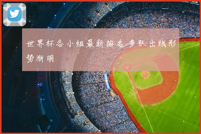 世界杯各小组最新排名 多队出线形势渐明