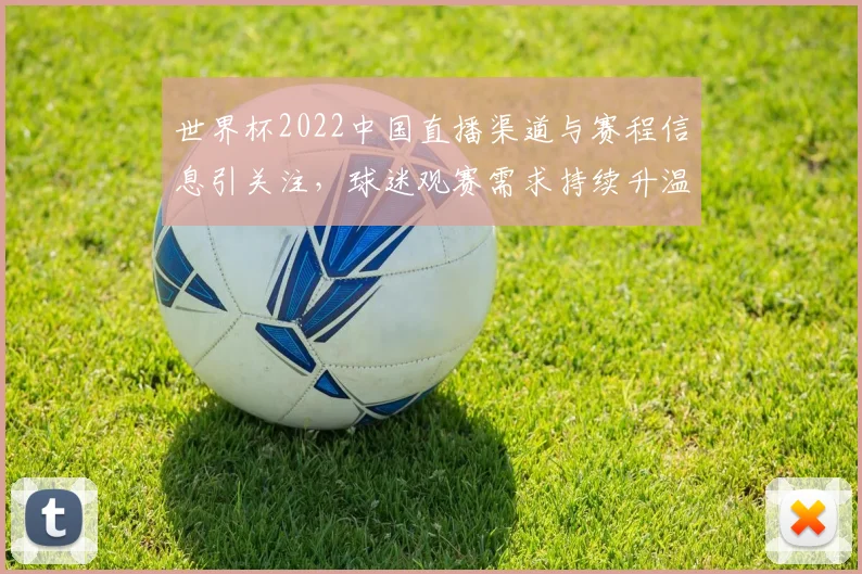世界杯2022中国直播渠道与赛程信息引关注,球迷观赛需求持续升温